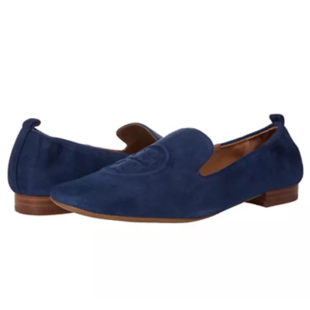 Tory Burch Leigh Elastic Flats Classic Slip On Lo… - image 1